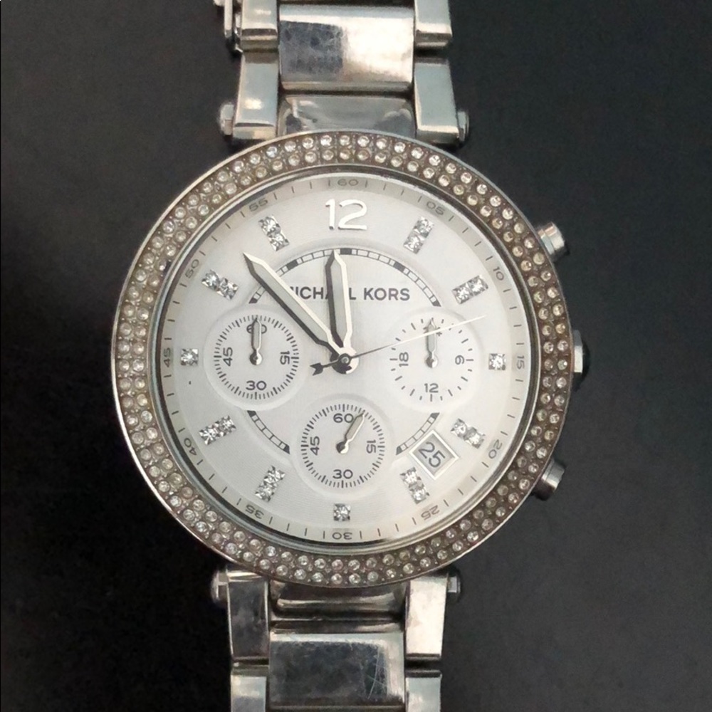 Michael Kors Women's Crystal Stainless Steel Watch